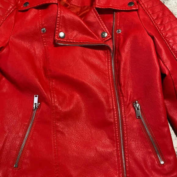 Red Leather Jacket - Picture 6 of 7